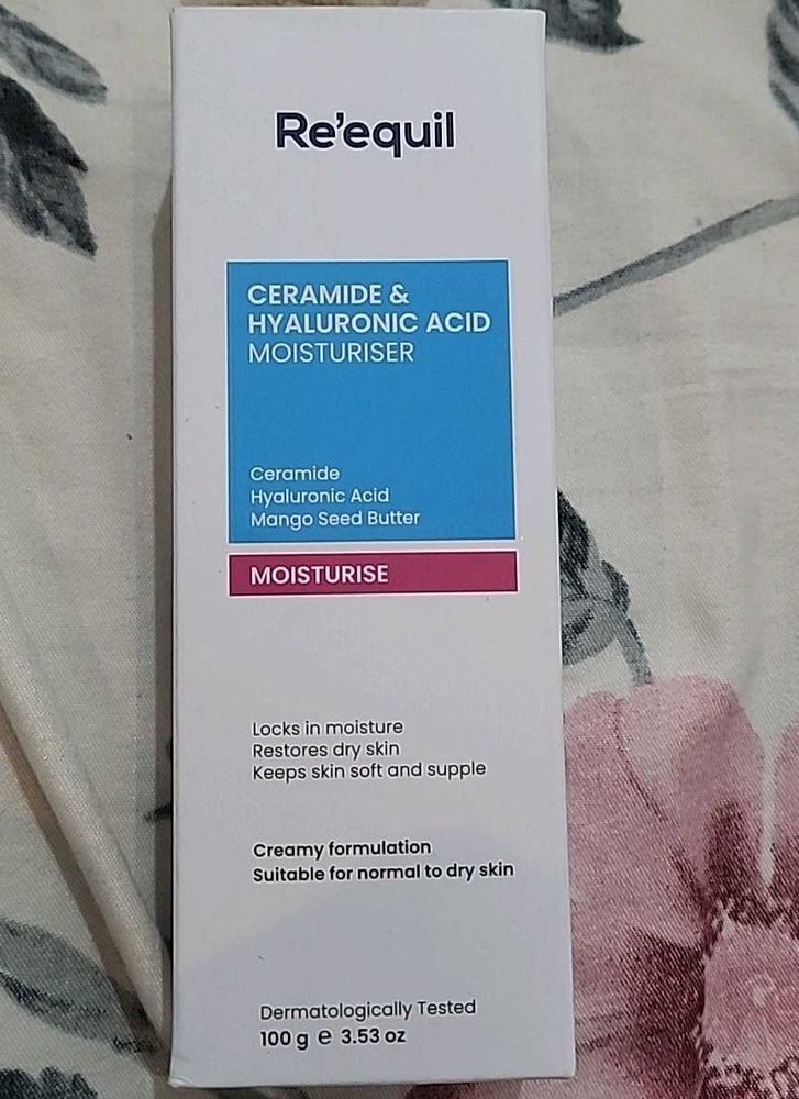 Re&#39;equil Ceramide &amp; Hyaluronic Acid Moisturiser