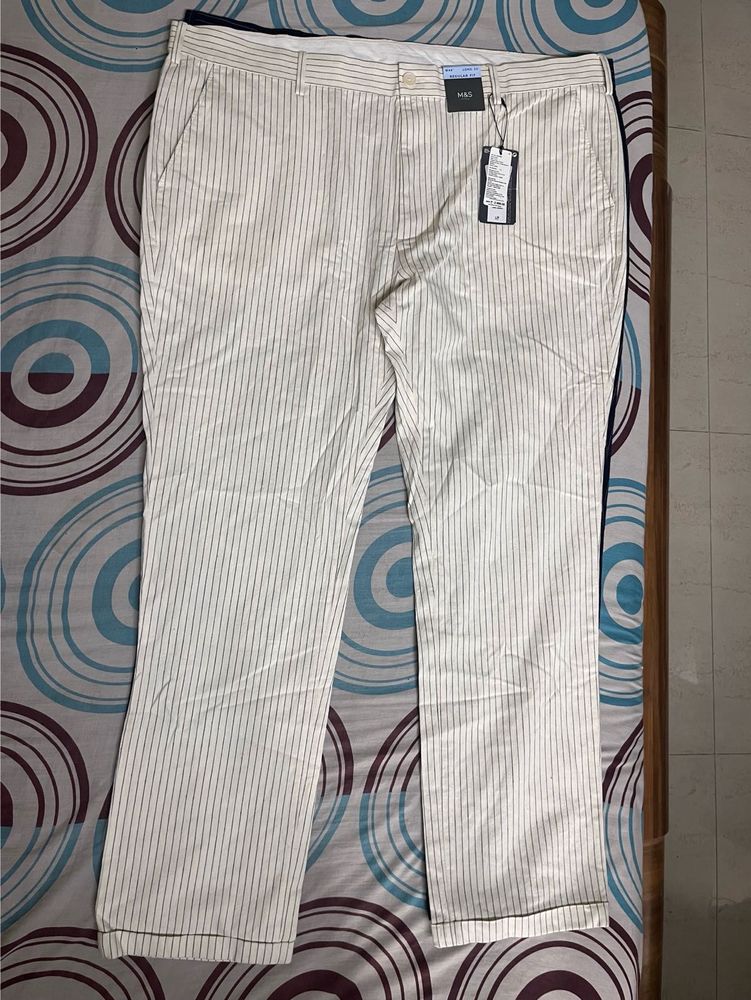 linen blend men’s trouser