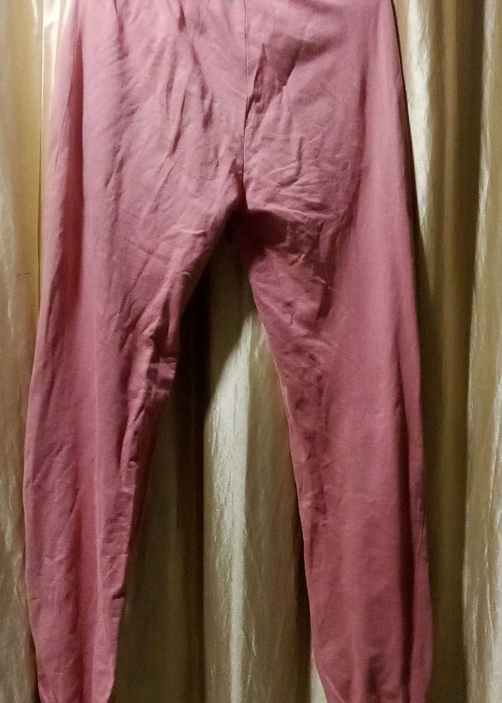 Pink Casual Pants