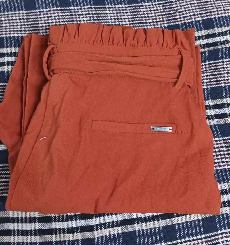 Rust Colored Waist Pants