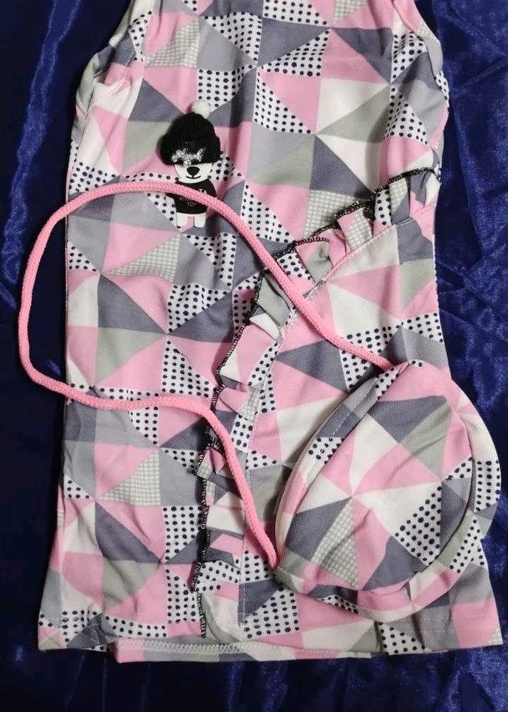 Baby Frock With Sling Bag