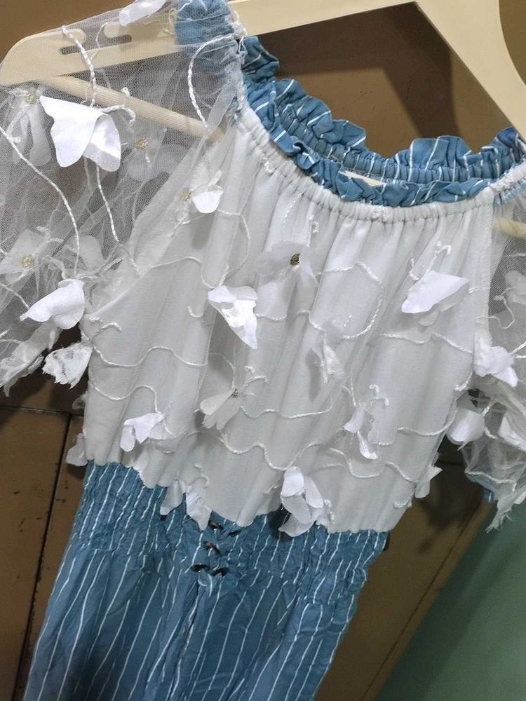 Floral Applique Dress