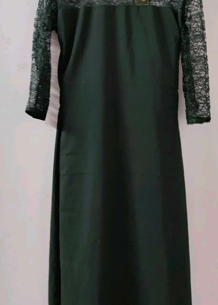 Elegant Black Lace Dress
