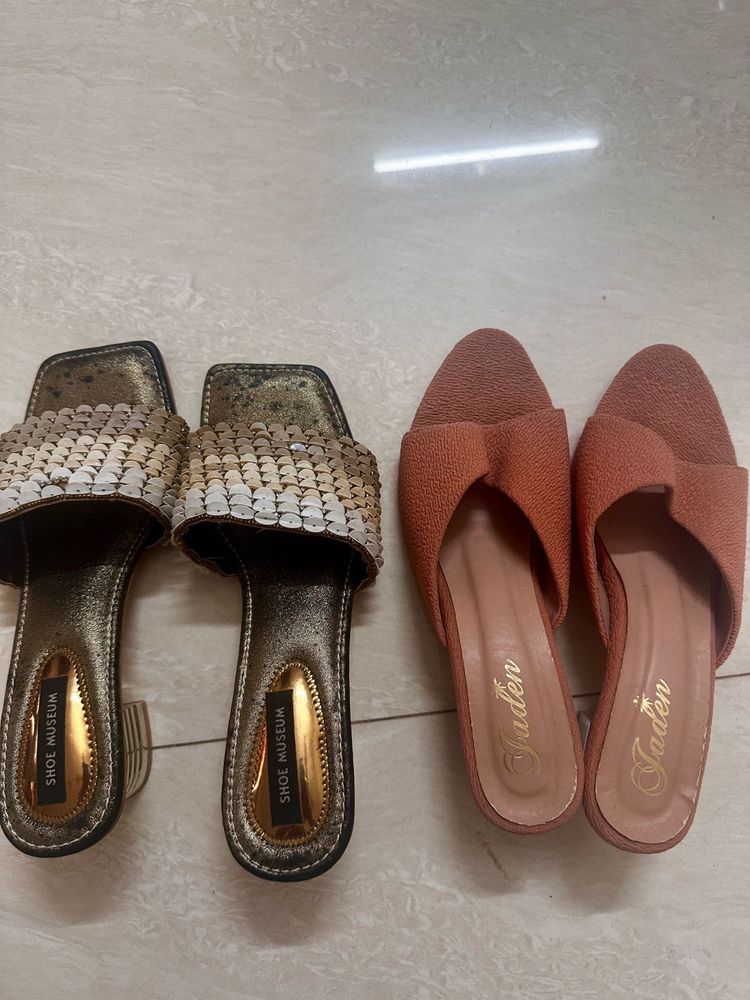 Women’s Heels / Sandals – 2 Pairs – Good Condition