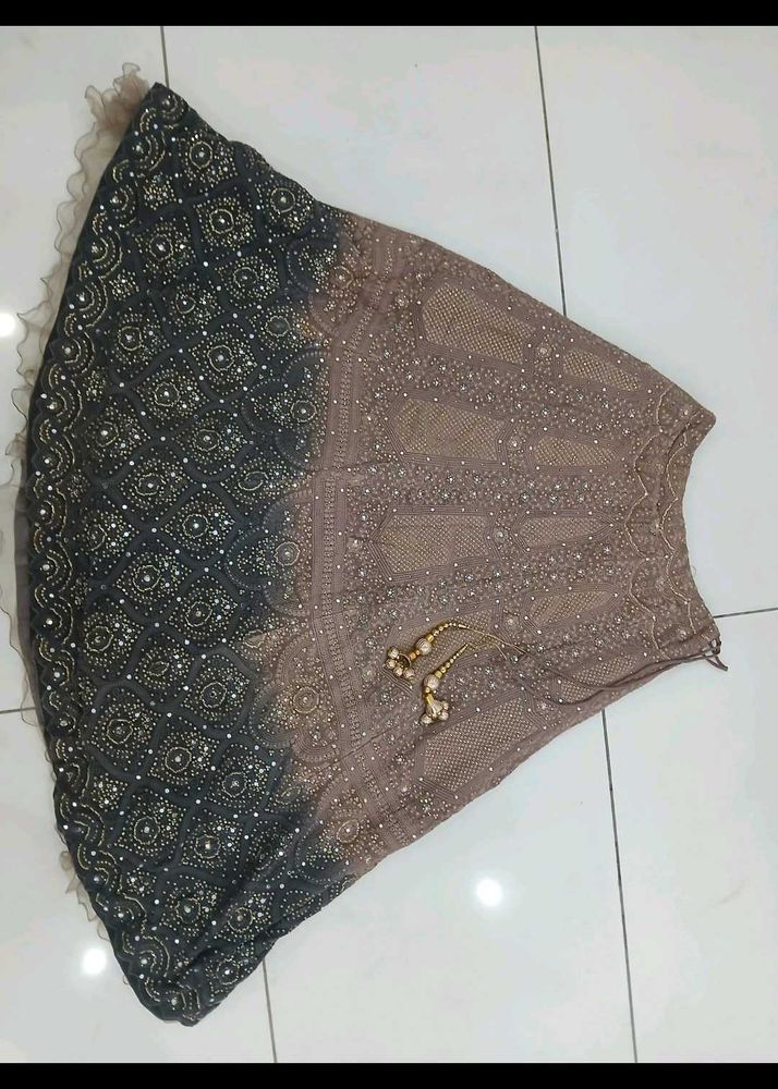 Pure Georgette Lucknowi Lehenga