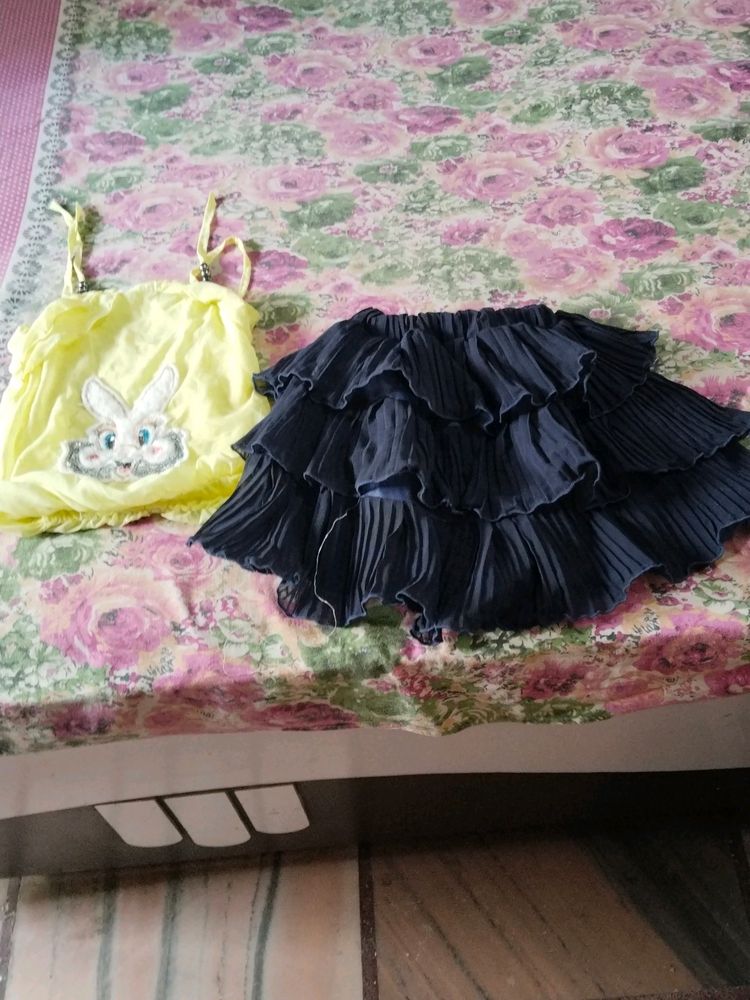 Girls Skirt Top