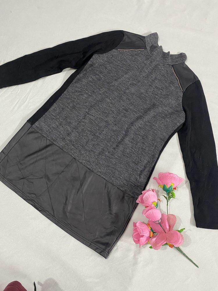 Korean Winter Mini Dress