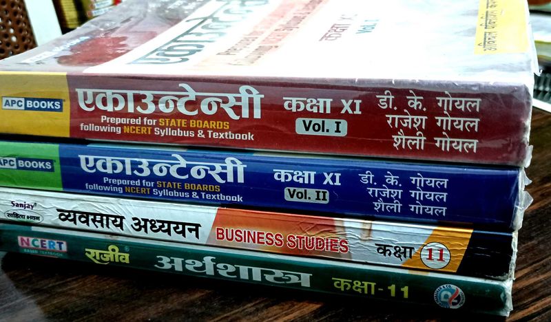 Class 11th Books- Acc. ; BST ; Statistics