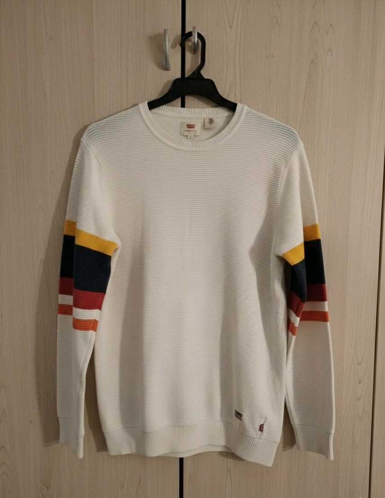 Levi's Striped Sleeve Sweater