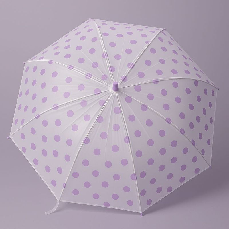Lilac Polka Dot Umbrella New With Tag