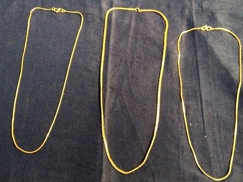 Combo Offer Buy 2 Get 1 Free🎊🎊 Golden Chains