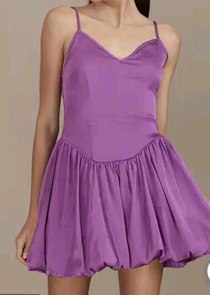 Purple Mini Dress Brand New Price Negotiable