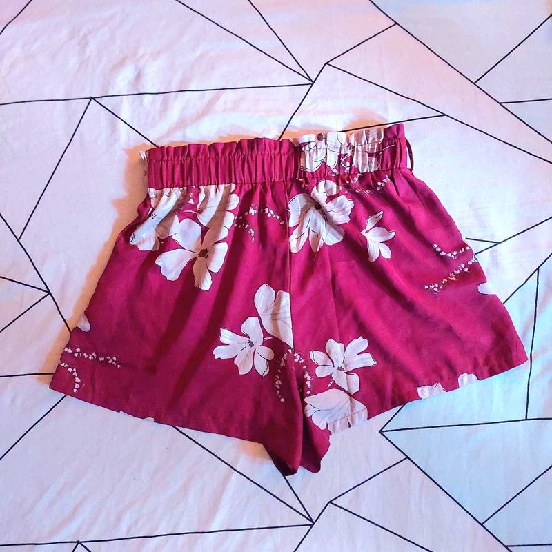 Floral Print Lounge Shorts