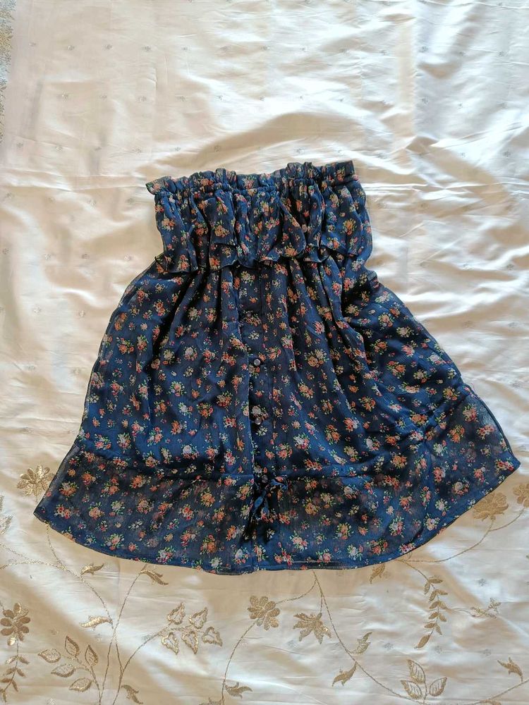 Floral Mini Skirt