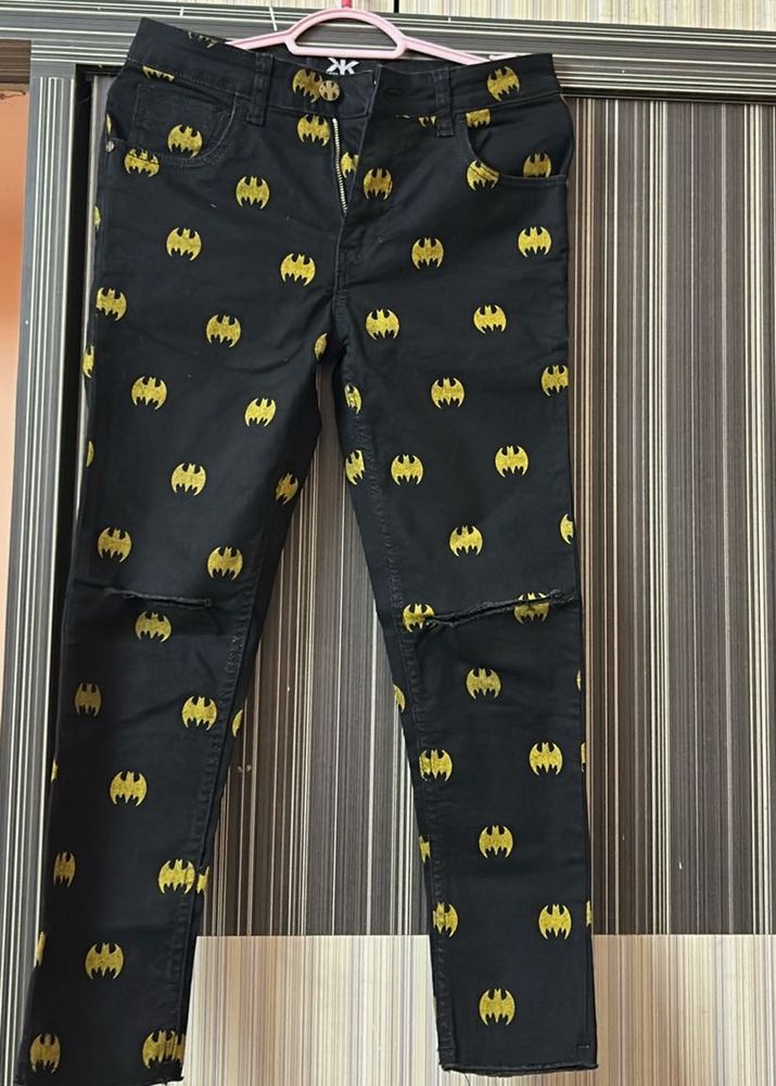 Batman Print Jeans