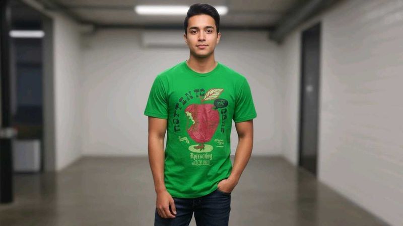 Green Graphic T-Shirt