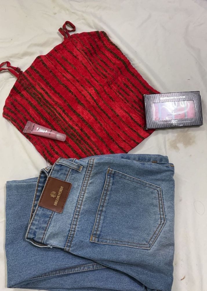 Crop Tank Top With Adjustable Srips