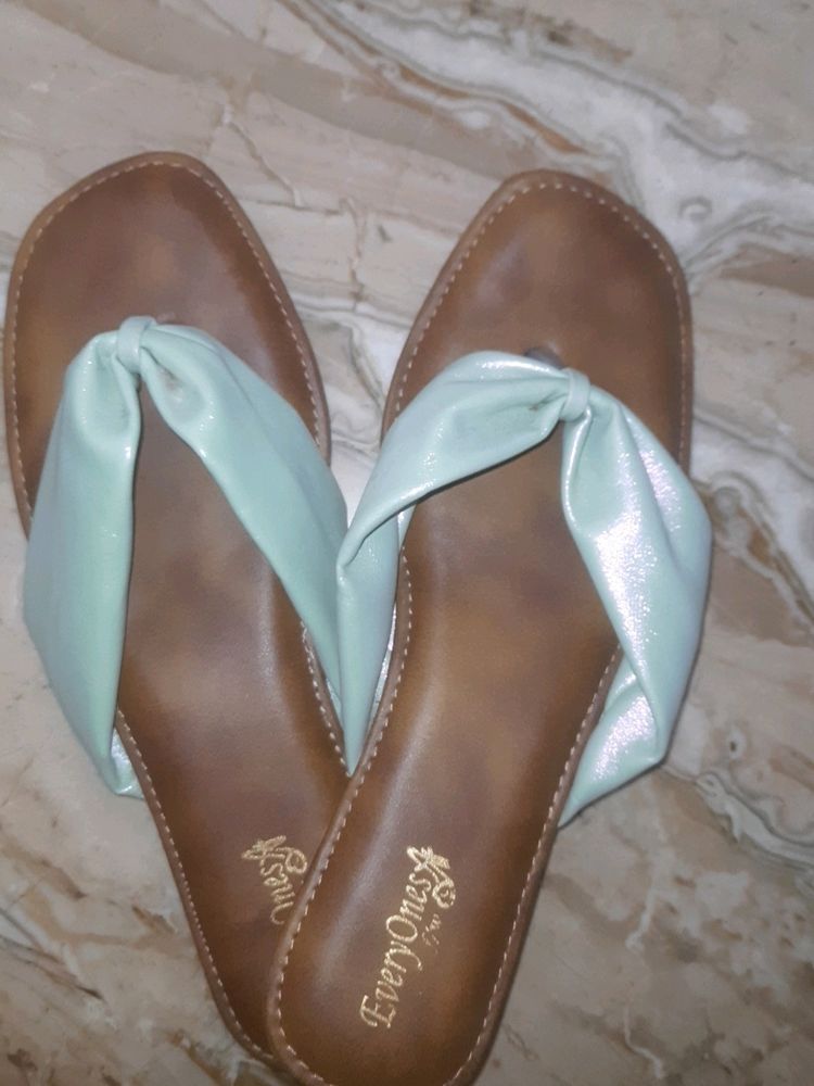 Cute Mint Knot Sandals