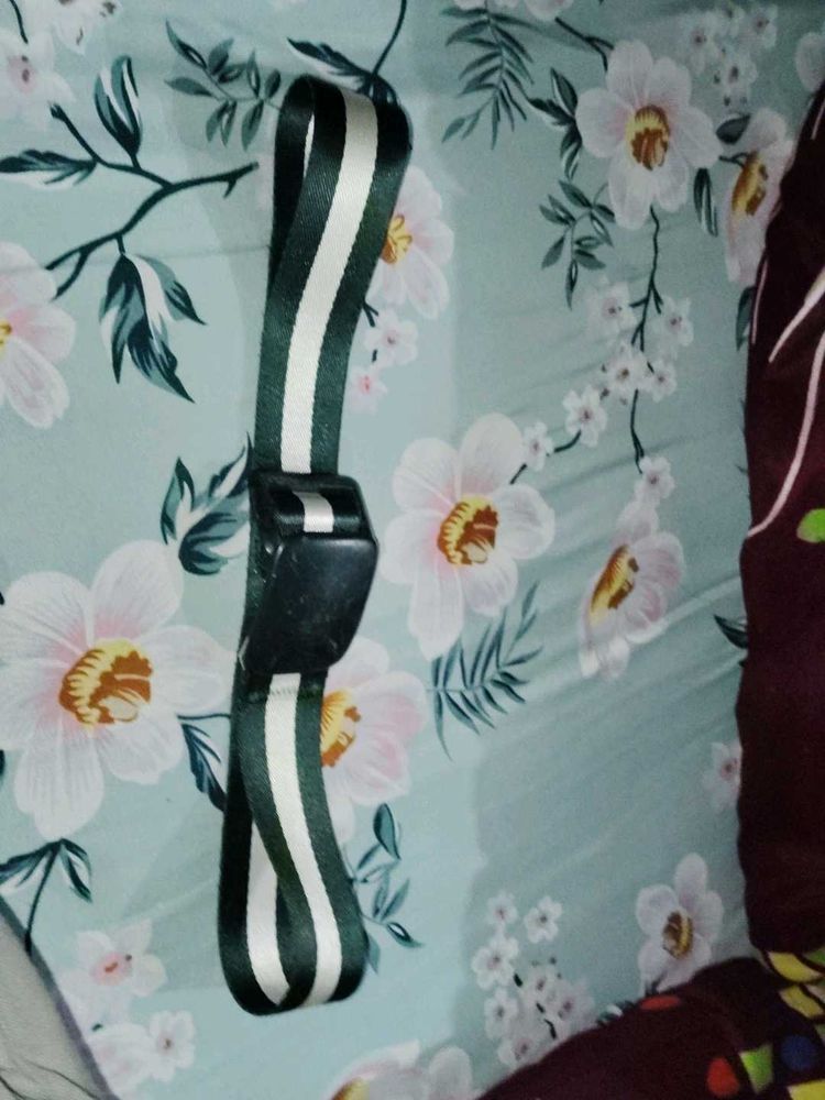 Striped Canvas Belt
