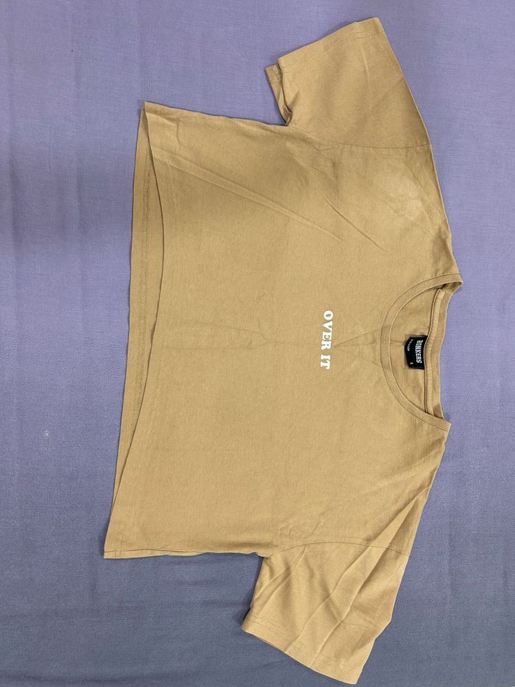 Khaki OVER IT T-Shirt