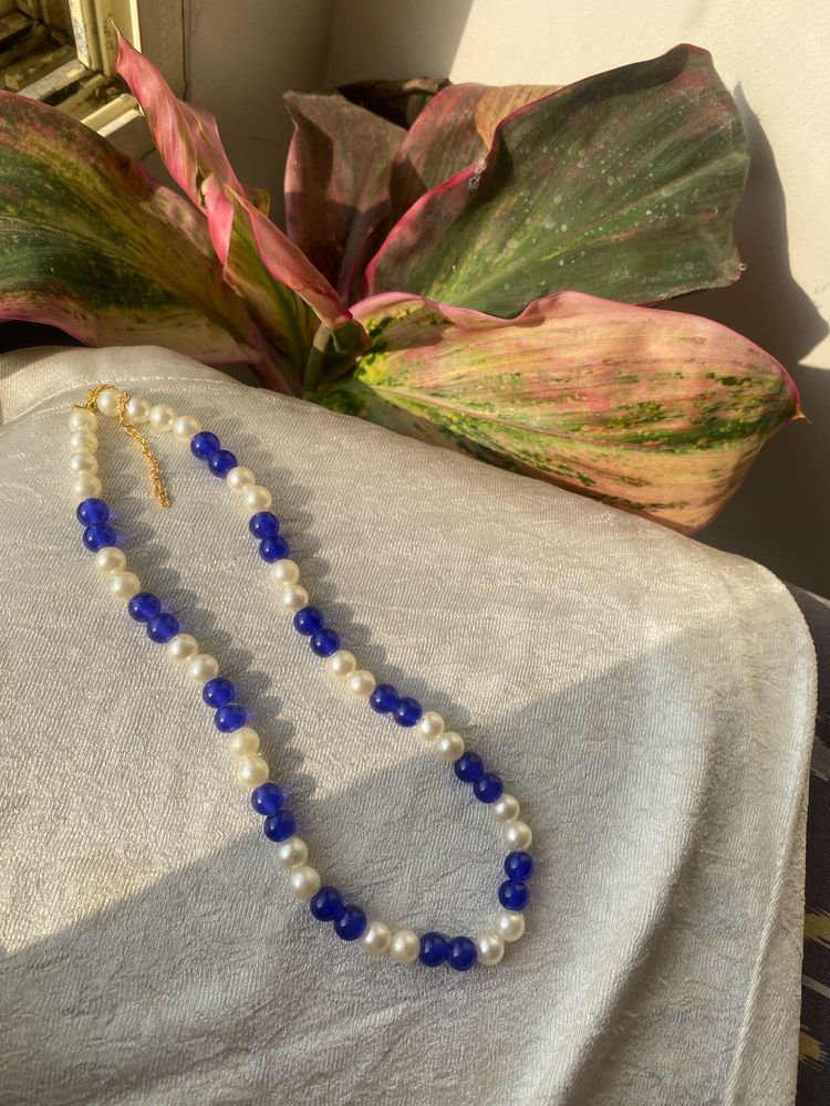 Beautiful Combination Of Glass Beads Mala