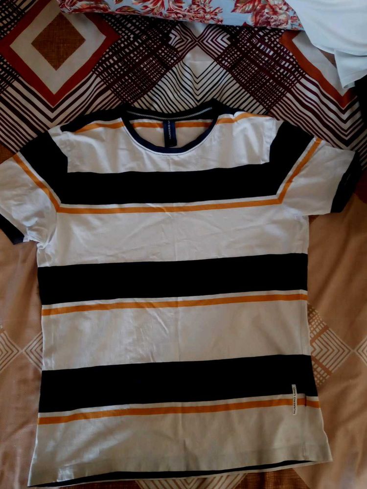 Classic Striped Casual Tee