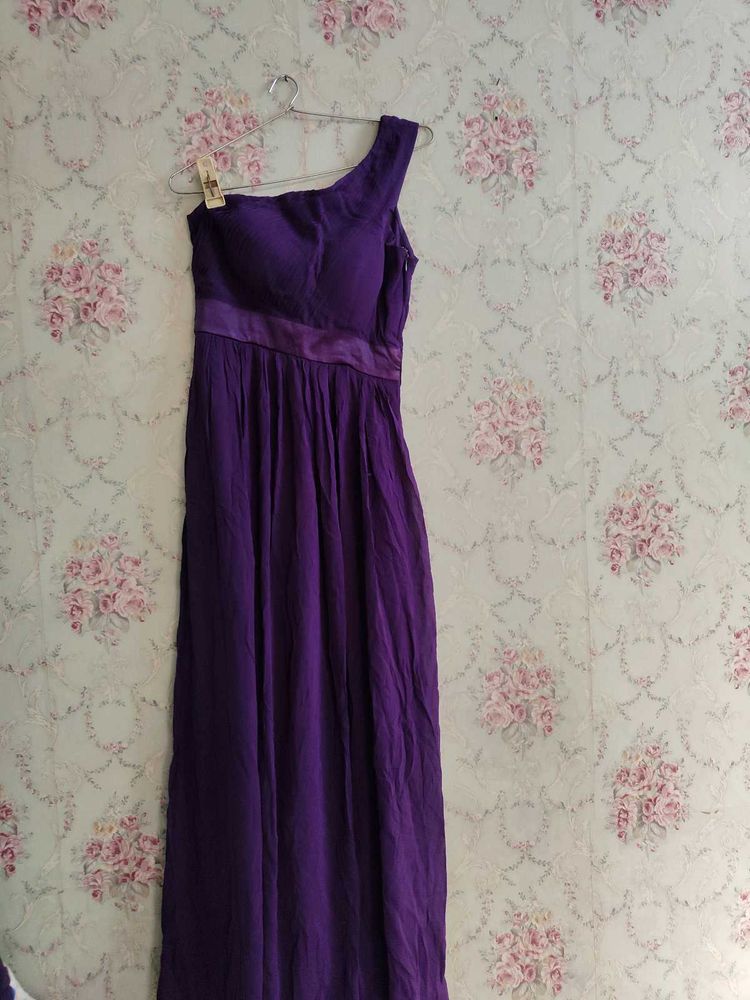 Elegant Purple Maxi Dress