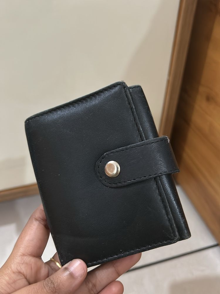 Black Colour Unisex Wallet