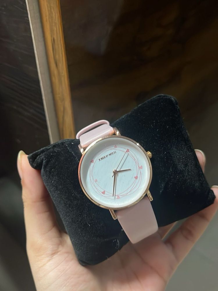 Joker &amp; Witch Pink Watch