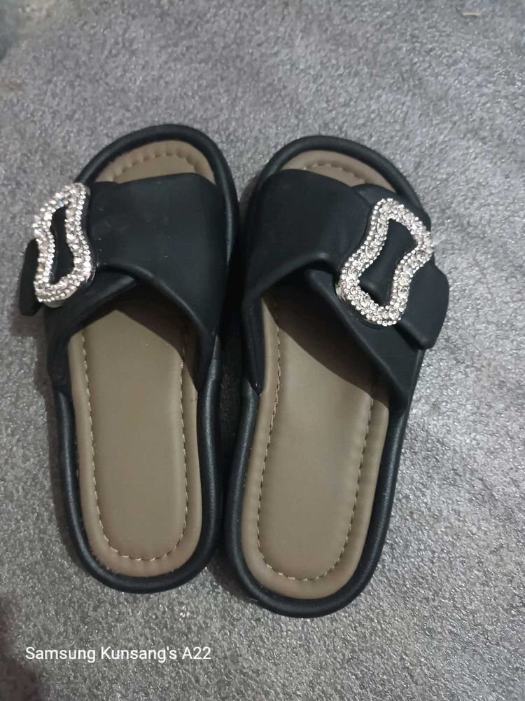 Cute Black Slides
