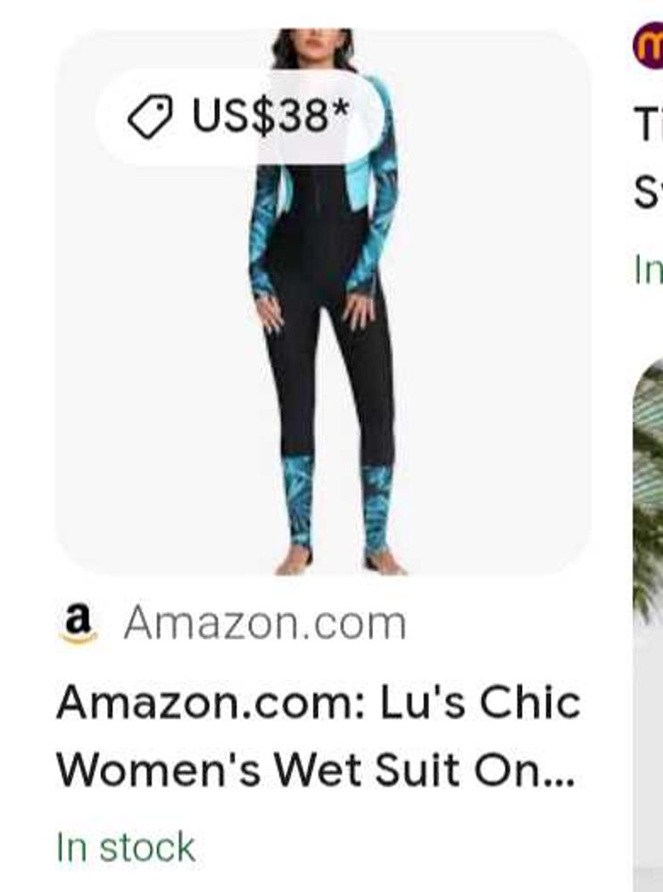 Woman Diving Surf Swimming Suit