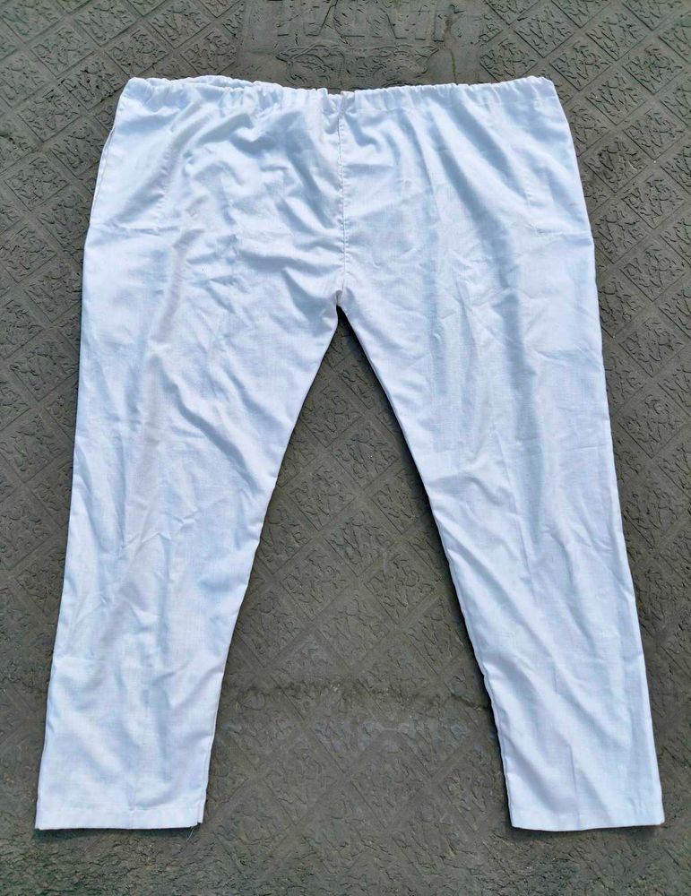 2 White Cotton Pyjama Men