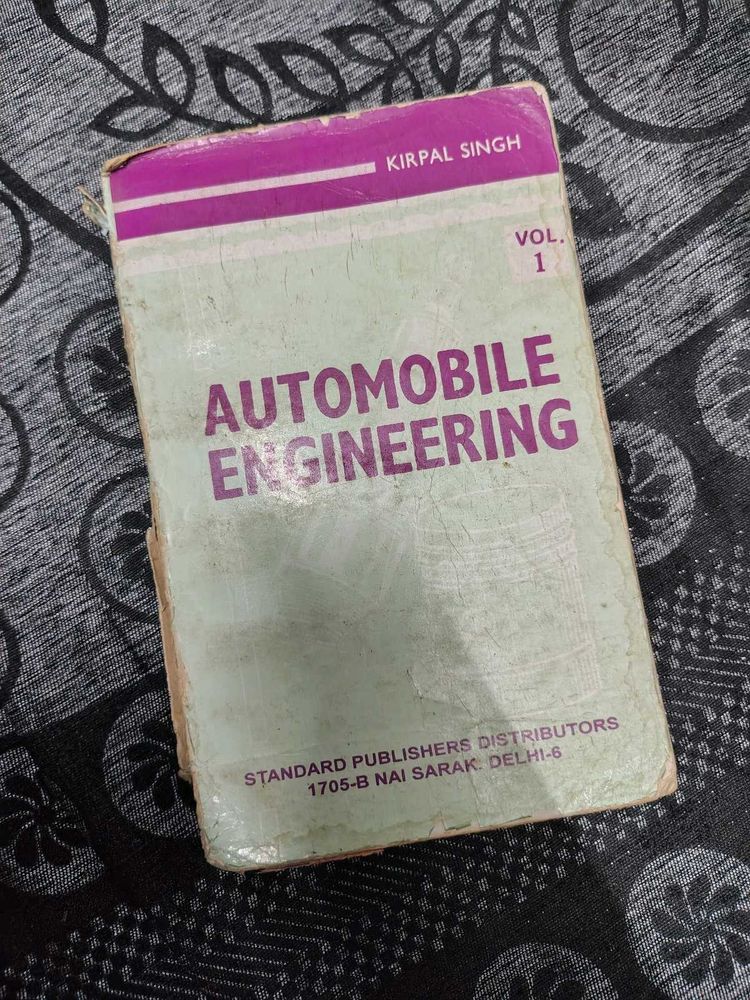 Automobile Engineering Vol. 1 by Kirpal Singh