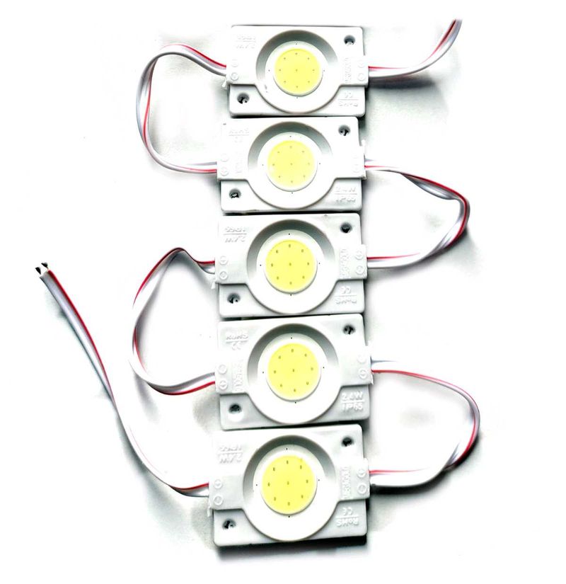 coin Shape LED Module 5pcs White Colour