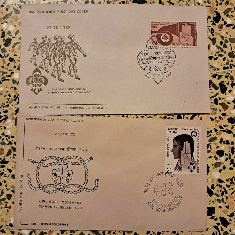 2 1960s FirstDayCovers : Scout &amp; Guides