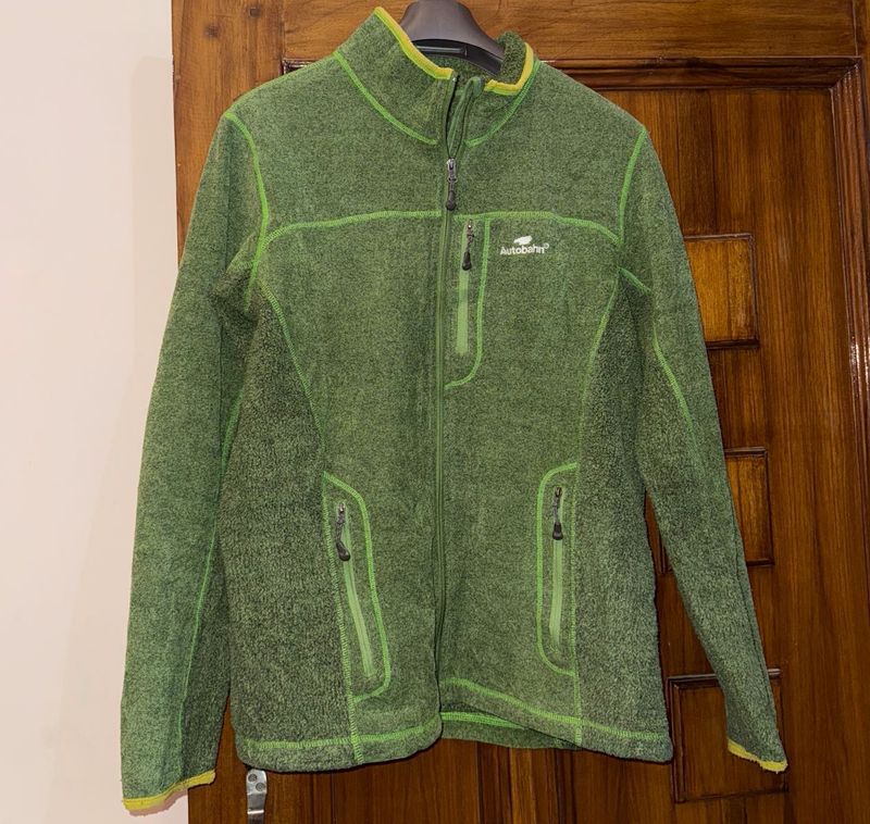 Autobahn Green Fleece Jacket