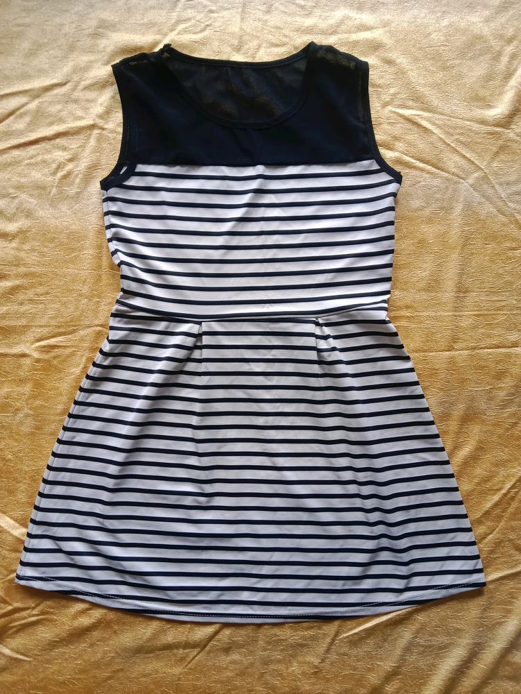 White/Black Dress