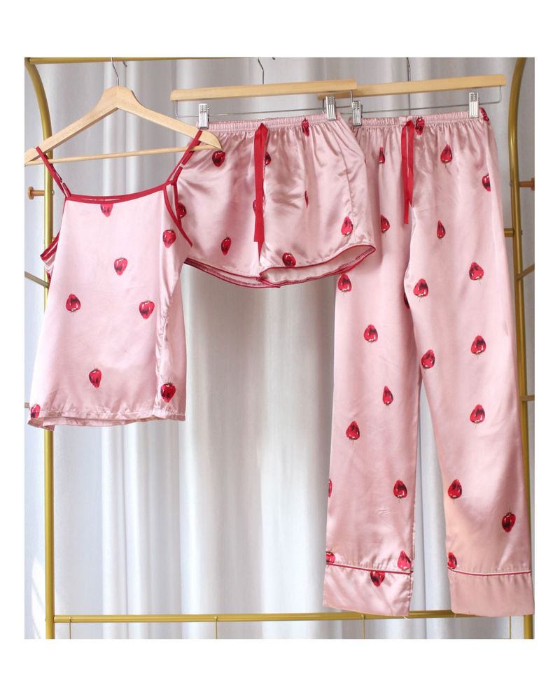 ‼️SOLD‼️Korean 3Pc Night suit