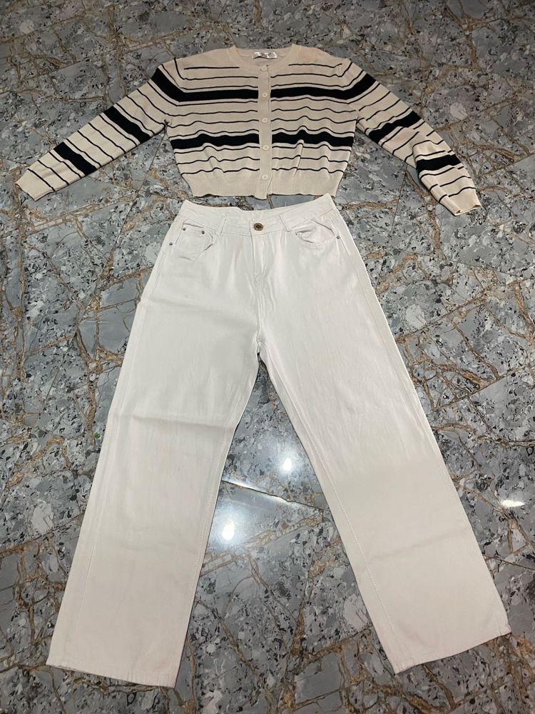 Jeans And Sweater Set