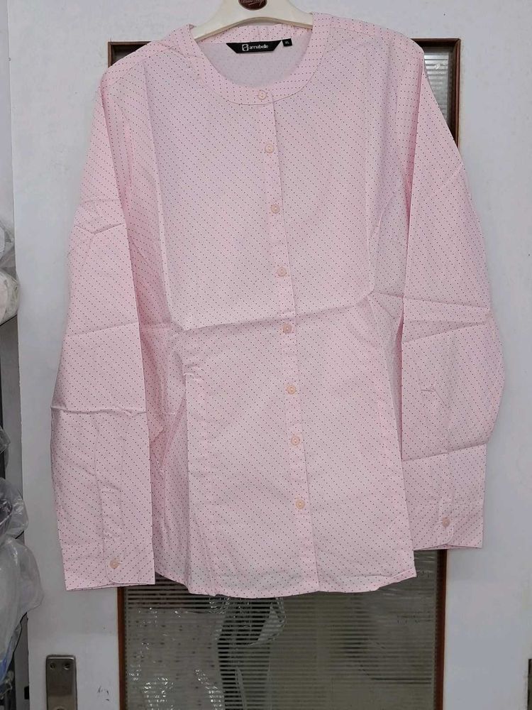 Pink Patterned Shirt