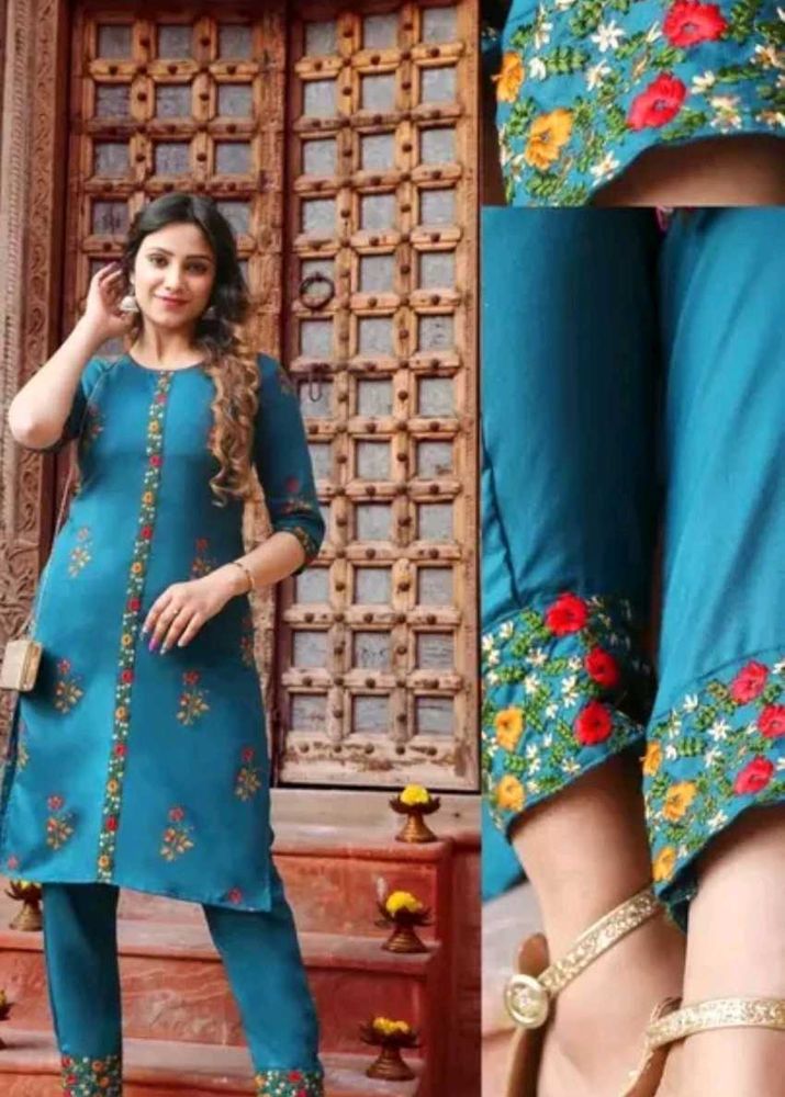 Embroidered Kurta Set
