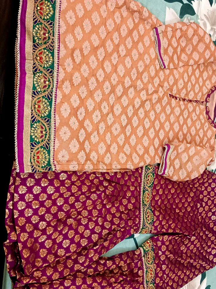 Ethnic Kurta Sharara Set