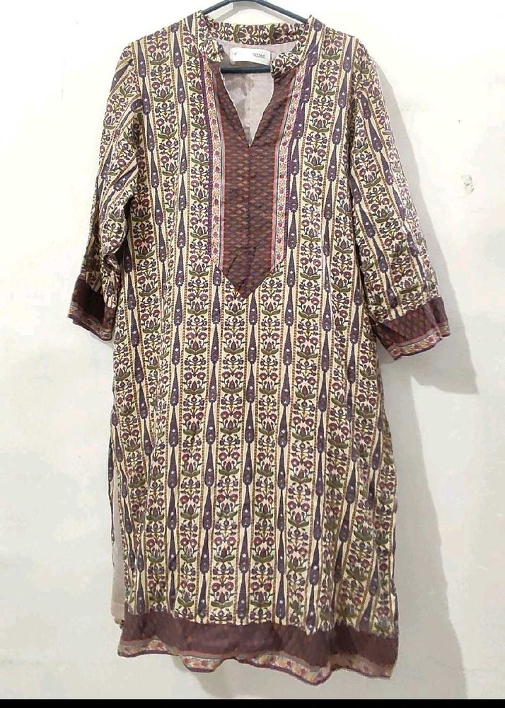 sale Floral Print Kurta