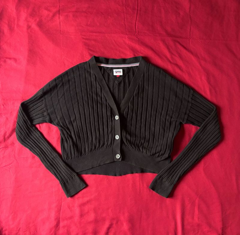 Tommy Jeans Black Cardigan