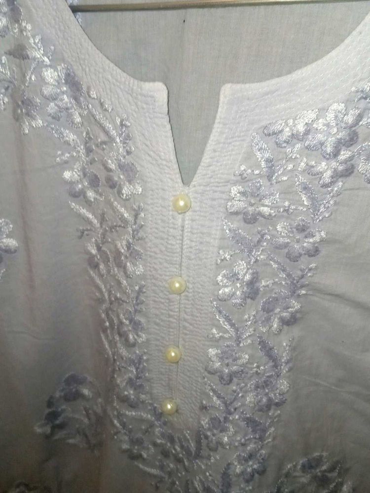 EMBROIDERED blue Kurti