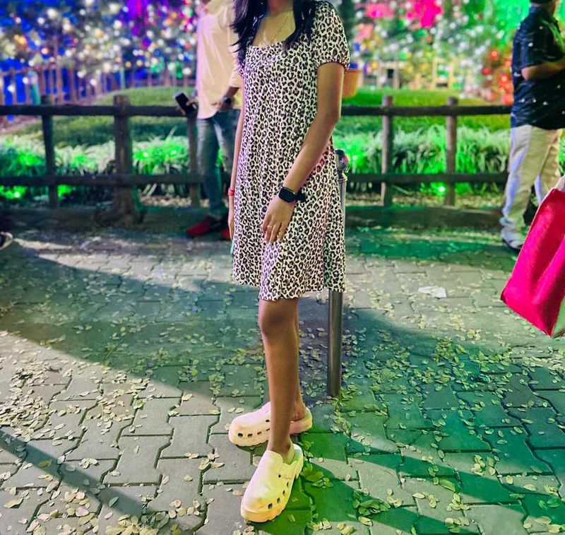 Leopard Print Mini Dress