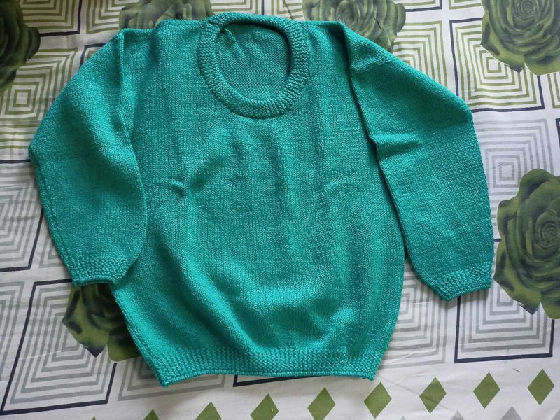 Green Knitted Pullover