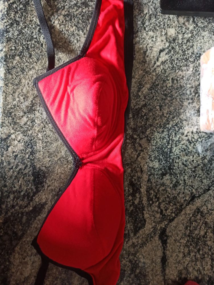 Pink Blouse,  Unused Red And Black Br