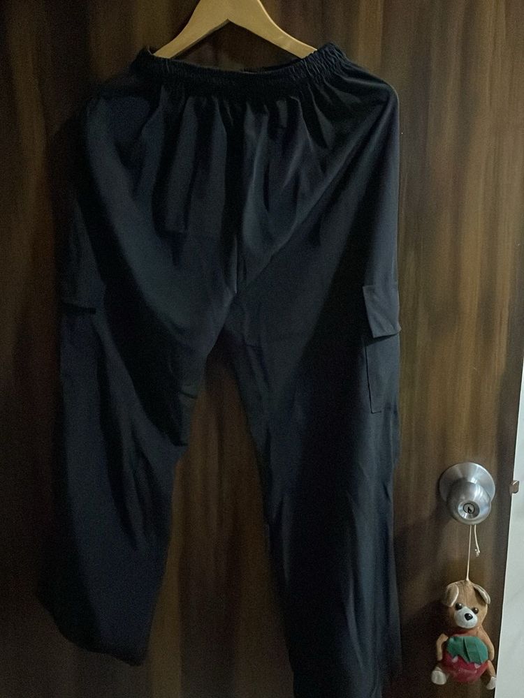 Black Parachute Cargo Pants