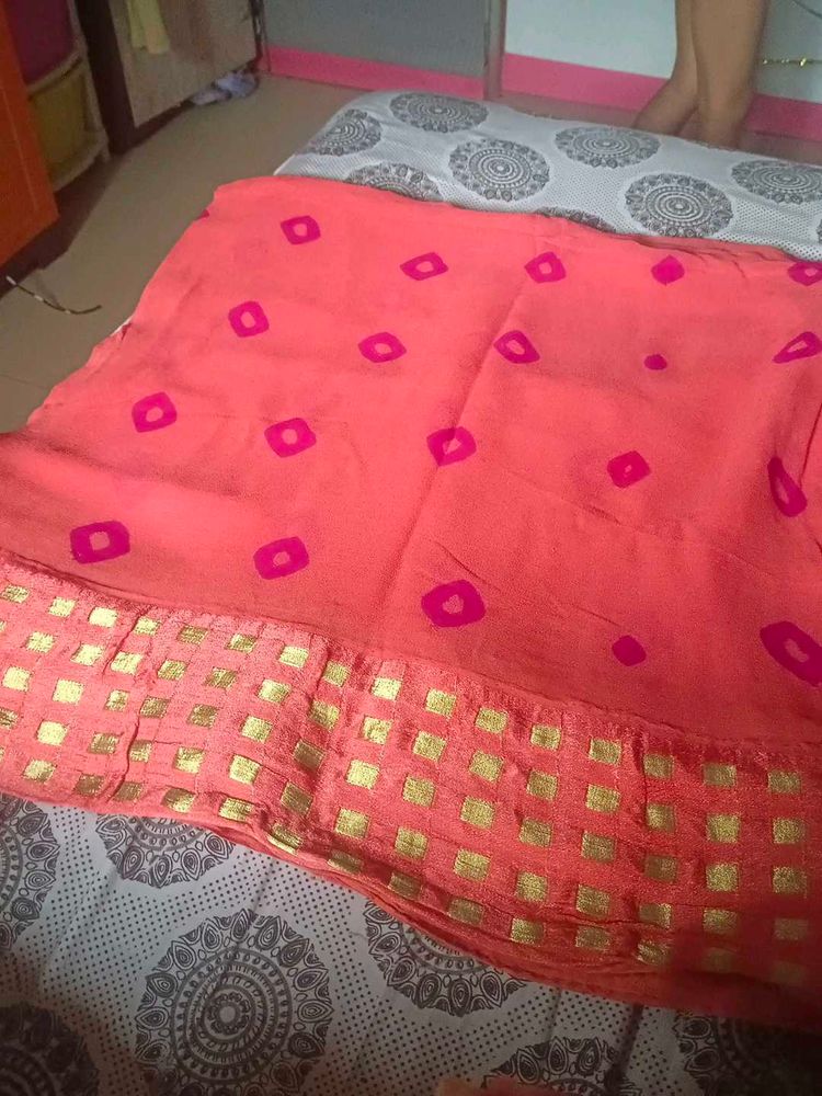 Pure Georgette Saree
